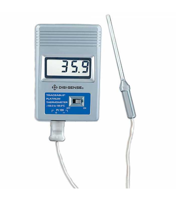 Digi-Sense 86460-06 [WD-86460-06] Remote-Monitoring RTD Thermometer with NIST-Traceable Calibration